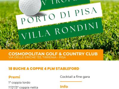 V TROFEO PORTO DI PISA VILLA RONDINI